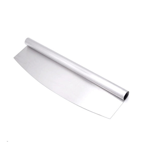 Pizza Rocker Cutter to Easily Cut Through Crusts and Desserts with One Motion, Blade Cover Protects Blade When Stored