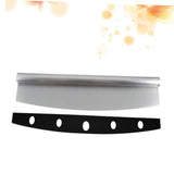 Pizza Rocker Cutter to Easily Cut Through Crusts and Desserts with One Motion, Blade Cover Protects Blade When Stored