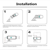 Electric Induction Mobile Phone Holder, New Phone Holder Electric Bracket Suitable for Air Vent Clip Stand Auto Mount Bracke