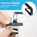 4 Pieces Tablecloth Clips, Tablecloth Holders, Stainless Steel Table Cover Clamps, Suitable for Parties, Picnics (Black) In Australia - Darrahopens