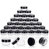 50 Count 5ML Sample Jars, Empty Cosmetic Containers with Lids, Small Makeup Travel Containers for Glitter, Lotion, Cream In Australia - Darrahopens
