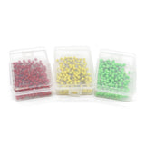 2000 Pieces Map Tacks 15MM Retro Metallic Color Beads Head Marking Push Pins, 10 Colors soft wood and cloth boards, paperboard