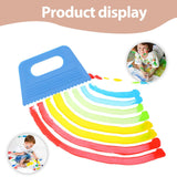 4Pcs Texture Tools for Plaster Art Paint Scrapers Kit for Arts and Crafts DIY Graffiti Oil Painting and Drawing Kids' Play Early