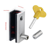 Window Locks, 4 Sets Sliding Security Window Lock with Key for Vertical & Horizontal Sliding Windows & Sliding Doors