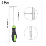 90 Degree Pick Hook 6.69" Puller Remover Removal Tool for Oil Seal/O-rings, Gasket, Hose 2Pcs