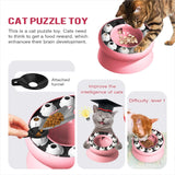 Cat Slow Feeder, Raised Cat Dog Food Bowls with Stand,Cat Puzzles Feeder Rotating Slow Feeder (pink) In Australia - Darrahopens
