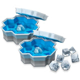 2pcs Dice Ice Cube Mold, 3D Silicone Ice Cube Tray Sieve Ice Mold Summer Frozen Silicone Trays Easy Release Demold Ice In Australia - Darrahopens