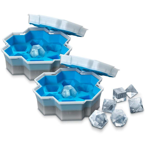 2pcs Dice Ice Cube Mold, 3D Silicone Ice Cube Tray Sieve Ice Mold Summer Frozen Silicone Trays Easy Release Demold Ice In Australia - Darrahopens