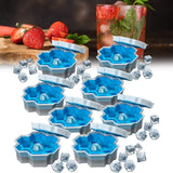 2pcs Dice Ice Cube Mold, 3D Silicone Ice Cube Tray Sieve Ice Mold Summer Frozen Silicone Trays Easy Release Demold Ice