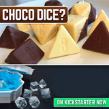 2pcs Dice Ice Cube Mold, 3D Silicone Ice Cube Tray Sieve Ice Mold Summer Frozen Silicone Trays Easy Release Demold Ice