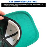 Hat Bill Bender,Perfect Hat Curving Band Brim Shaper for Caps, comes with Hat Sizing Reducer Tape/Hat Sweat Pad (2 Pack Black-2)