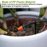 50 Pcs Drip Irrigation Stakes Universal Drip Tubing Hold Stakes, Plastic Garden Water Pipe Support Drip System Parts