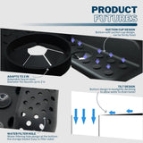 Kitchen Sink Water Splash Guard, Silicone Behind Faucet With Slope And Sponge Holder For Home with quality materials