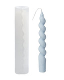3D Twisted Taper Silicone Candle Molds, Long Spiral Cylinder Molds for Aromatherapy Candle Soy Wax Soap Clay Craft Plaster In Australia - Darrahopens