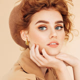 Gold Earrings for Women Girls,Lightweight Gold Hoop Earrings Hypoallergenic Earrings for Women Trendy Fashion Jewelry Gifts