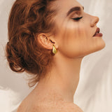 Gold Earrings for Women Girls,Lightweight Gold Hoop Earrings Hypoallergenic Earrings for Women Trendy Fashion Jewelry Gifts