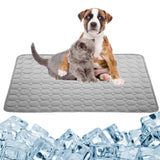 Dog Cooling Mat Large Cooling Pad Summer Pet Bed for Dogs Cats Kennel Pad Breathable Pet Self Cooling Blanket Dog Crate In Australia - Darrahopens