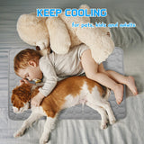 Dog Cooling Mat Large Cooling Pad Summer Pet Bed for Dogs Cats Kennel Pad Breathable Pet Self Cooling Blanket Dog Crate In Australia - Darrahopens