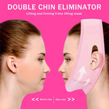 V line Lifting Mask Double Chin Reducer - Double Chin Eliminator - Face Belt, Tightening Skin Preventing Sagging Face Lift Tape