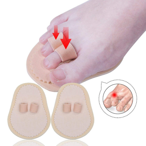 Toe Splint & Straightener, Adjustable Loops Hammer Toe Correctors Brace w/ Slip-on Cushion Metatarsal Pads (2 loops 1 pair) In Australia - Darrahopens