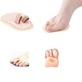 Toe Splint & Straightener, Adjustable Loops Hammer Toe Correctors Brace w/ Slip-on Cushion Metatarsal Pads (2 loops 1 pair)