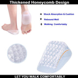 Heavy Duty Gel Heel Cups, Cushion Insert for Shock Absorption, Plantar Fasciitis, Disease and Heel Pain Relief (2 Pairs) In Australia - Darrahopens