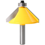 1pc 8mm Shank Woodworking Router Bit 45 Degree Chamfer Bevel Edging Router Bit Wood Cutting Tool Woodworking Router Bits