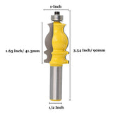 1/4 Inch Shank Cove Box Router Bit Set Solid Double Flute Nose Bits Woodworking Tools - 1/4" 5/8" 1/2" 3/8" 7/8" 5/16" 3/4" 1"