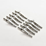 20 Pcs Stainless Alligator Crocodile Test Clip Cable Lead Screw Probe Fixing,2 inch Length Great for using on test leads