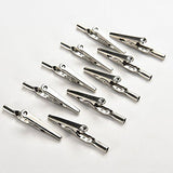 20 Pcs Stainless Alligator Crocodile Test Clip Cable Lead Screw Probe Fixing,2 inch Length Great for using on test leads