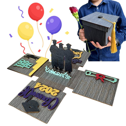 Graduation Gifts - Explosion Gift Box, 2024 Graduation Gifts for Women Men , Class of 2024 Graduation Gifts University In Australia - Darrahopens