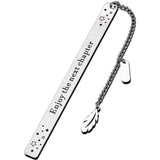 Enjoy The Next Chapter Bookmark for Book Lover Class of 2024 Graduation Gifts for Her Him High School Student Coming