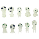 10Pcs Glow in The Dark Tree Elves Garden Statue Decor Miniature Luminous Ghost Princess Tree Spirit Fairy Garden Accessories