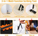 Versatile Scribing Tool, Scribing Tool with Deep Hole Carpenter Tracer Pencil for Woodworking Scribing Tool Wood Scribing Tool