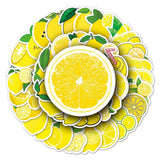 Lemon Stickers |50Pcs Lemon Waterproof Vinyl Decals for Water Bottles Laptop Luggage Cup Computer Mobile Phone Skateboard In Australia - Darrahopens