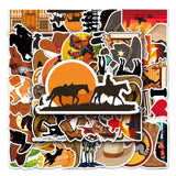Cowboy Stickers Country Western Stickers Pack 50pcs-Suitable for Laptop Travel Case Notebook Phone Car Scrapbook Water Bottle In Australia - Darrahopens