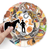 Cowboy Stickers Country Western Stickers Pack 50pcs-Suitable for Laptop Travel Case Notebook Phone Car Scrapbook Water Bottle In Australia - Darrahopens