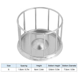Reptile Stainless Steel Food Dish Tortoise Feeding Basin Round Railing Shape Tortoise Dish Water Tray Pet Supplies for Home In Australia - Darrahopens