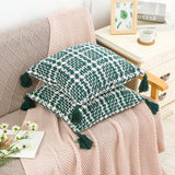 Decorative Throw Pillow Covers 18x18 Set of 2 for Couch Soft Farmhouse Cushion Shell for Living Room, Bedding, Sofa In Australia - Darrahopens