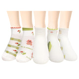 5pcs Women Fun Animal No Show Socks Non Slip Girls Cute Cat Short Socks Novelty Colorful Patterned Low Cut Socks Mom Gifts In Australia - Darrahopens
