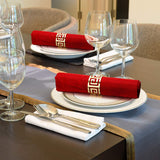 Rings Gold Napkin Rings Holder Set Hollow Out Metal Buckle Exquisite Household Napkin Holder Bulk for Christmas (16 Pcs)