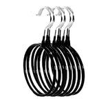 Belt/Scarf Hangers for Closet - 8 PCS Nonslip Space Saving Steel Tie Rings Holder Organizer for Neckties, (8 Pack, Black) In Australia - Darrahopens