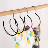 15 Pack Scarf Ring Hangers, Non-Snag Belt Hanger for Closet, Non-Slip Closet Organizer Accessory Holders for Ties Scarves, Black
