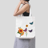 35 Pieces Embroidered Iron on Patch for Clothing,Sunflowers Butterfly Iron On Patches Set,Large Size Cute Decoration Embroidered