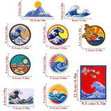 11 Pieces Patch Embroidered Applique Badge Iron on Sew on Patches Emblem Patch DIY Accessories, Patch for Clothes, Dress, Hat In Australia - Darrahopens