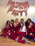 Set of 11 Rose Gold PARTY Balloons Banner Pajama Party Decor Party Spa Party Balloons Pajama Party Theme Balloon In Australia - Darrahopens