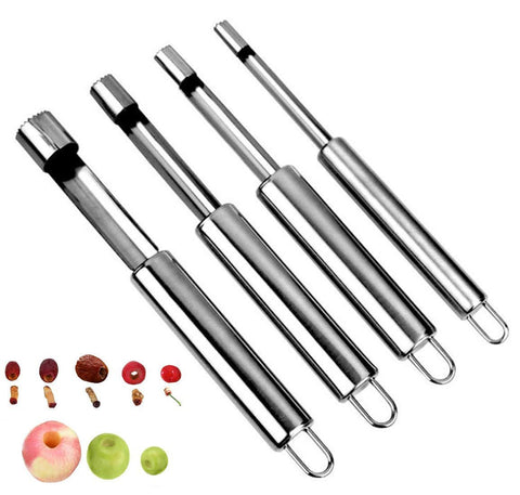 Multi-Function Corer and Pitter Remover Set, Stainless Steel Core Remover Tool for Apple, Pear, Cherry, Jujube, Red Dates or More In Australia - Darrahopens