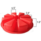 Mould Triangle 8 Grid Individual Baking Pizza Mould Oven Non Stick Moulds DIY Making Tool Bakeware Pan, for Cakes, Muffins, Cheese