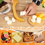 Bread Bow Knife for Homemade Bread - 16" Wooden Bread Knife, Serrated Saw Bread Cutter with Premium Stainless Steel