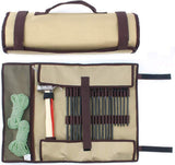 1 pcs Heavy Duty Tent Nail and Hammer Storage Bag Pouch Holder Case - Tent Pegs Not Included (Khaki) In Australia - Darrahopens